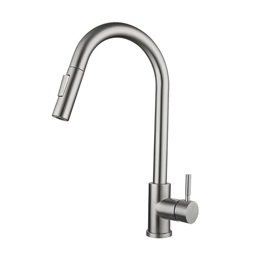 Mitigeur cuisine rétractable pour éliminer les éclaboussures et l'eau tiède instable