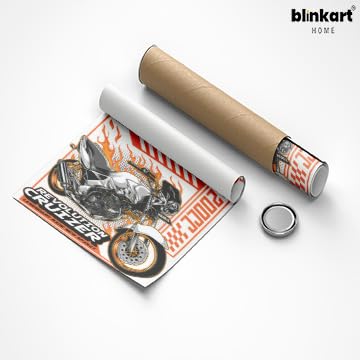 Image of BLINKART Honda Tiger (Custom) Car Posters Sticker Gift Items for Boys Room Wall Decor || Comes with Double-Sided Tape|| Decoration Bedroom Living Room Office Studio Decor | 12x18 In (A3) - CAR-290