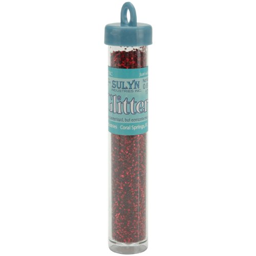 3/4 oz. Glitter Tube-Red