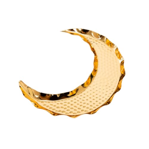Bandeja de luna de aleación dorada POPETPOP regalo de boda 2