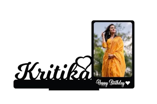 Pixelkari Personalized Wooden Rectangular Shape Wall Mount Photo Frame With Photo And Name Spell, Customized Gifts For Birthday And Anniversary, 11.5 x 7 inch (B09ZQ2JPJG) Amazon Price History, Amazon Price Tracker