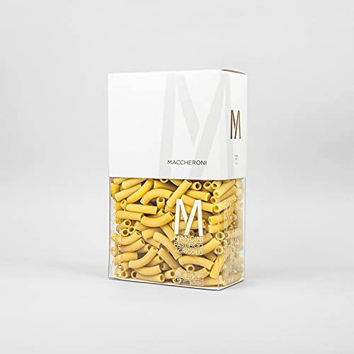 Mancini Pastificio Agricolo - Macarrones 1 kg - 2 x Cajas de 6 paquetes cada una (12 kg)