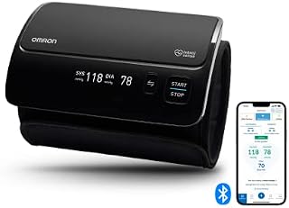 OMRON EVOLV Smart - Bezprzewodowy All-in-one ciśnieniomierz z łącznością Bluetooth, kompatybilny ze smartfonami - z 6-miesięczną subskrypcją OMRON Connect Premium