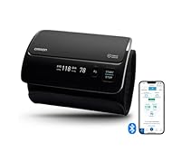 OMRON EVOLV Automatisches Oberarm-Blutdruckmessgerät ohne Kabel, klinisch validiert, auch für Schwangere, mit kostenloser Gesundheits-App