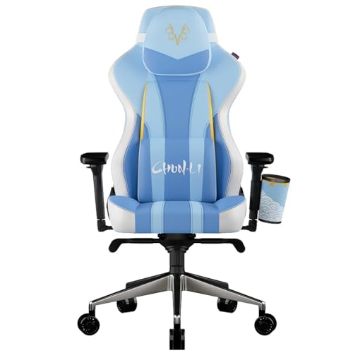 Fauteuil+Cooler+Master+Caliber+X2+Street+Fighter+6+Chun-Li+%28Bleu%2FBlanc%29