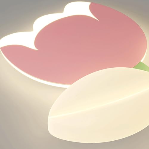 Plafonnier acrylique design fleur avec éclairage LED 40W longue durée - 5