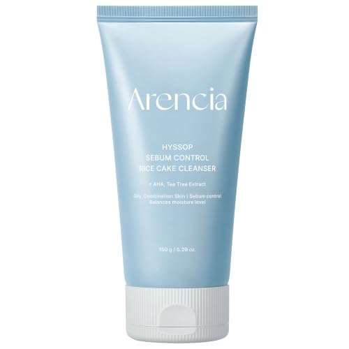 ARENCIA Hyssop Sebum Control Rice Cake Cleanser