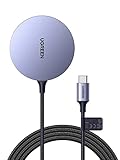 UGREEN Cargador Inalámbrico Magnético Cargador de Inducción Qi Wireless Charger 15W/10W/7.5W/5W Compatible con iPhone 13 Pro MAX Mini 12 Pro MAX Mini Galaxy S21 S20 S10 Note 20 Xiaomi Mi10 AirPods Pro