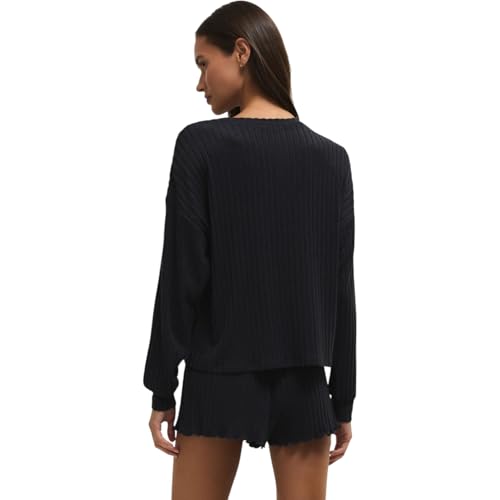 Z SUPPLY Women's Daydream Rib Ls Top2