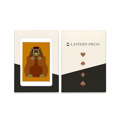 Baraja de cartas Gopher Geometric póker 52 piezas miniatura 4