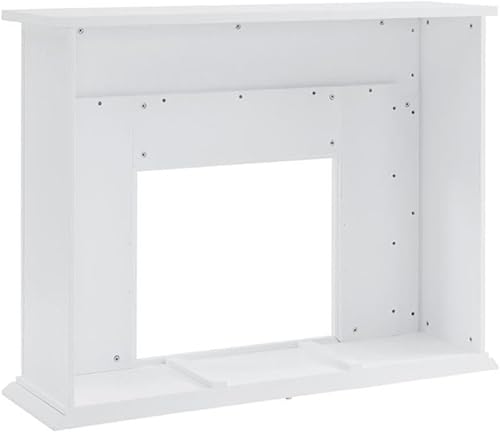 Miniatura 8 de Bowery Hill Chimenea eléctrica que cambia de color de mármol en blanco