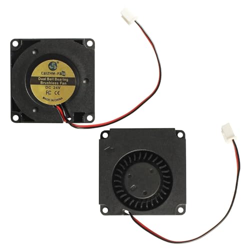 Toaiot Elego Neptune4 Pro Fan Replacement - 3010 Extruder Cooling Fan - 2pcs 30x30x10mm Brushless Fan Accessories: Hotend 24V DC Fan with 2 Pin Terminal Compatible 3D Printer Elego Neptune 4 Plus Max