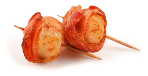Van Lang Foods Bacon Wrapped Scallops, 200 Count, 1 oz
