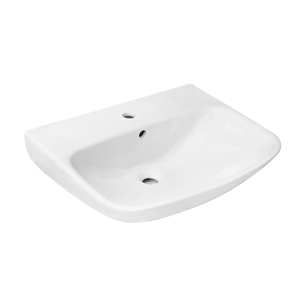 Zestaw sanitariów GINEVRA WC bidet lavabo 60 cm ceramika biały połysk