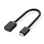 Techrum – Techrum Mini HDMI Adapter Mini HDMI auf HDMI Kabel 4K@60Hz 3