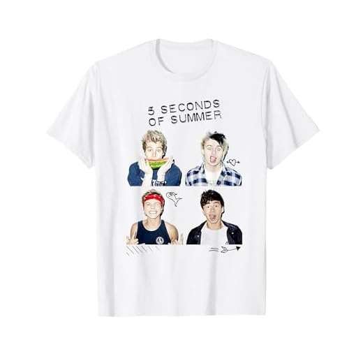 5 Seconds of Summer - Photo Scribble T-Shirt