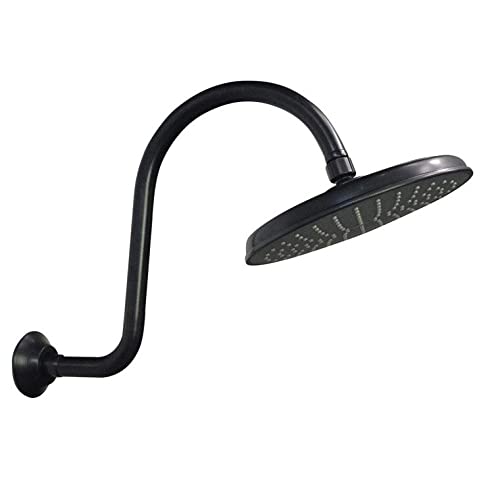 Ensemble de coude supérieur de douche dissimulé en bronze pour rénover une salle de bain ancienne