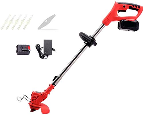 Tragbarer kabelloser 20-V-Li-Ionen-Grasschneider & Kantenschneider, Rasenmäher mit Teleskopgriff - Elektro-Gartenschneider für die