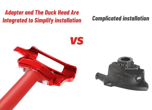 AUTOKATO KT-Y021 Manual Tire Changer Duck Head Kit with Tire Changer Duck Head and and Centering Cone Fit for Most Car Tires