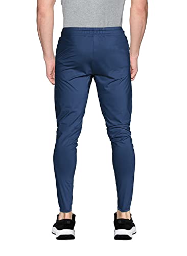 Image of AVOLT Dry Fit Track Pant for Men I Slim Fit Athleisure Running Gym Stretchable Track Pant (M, Airforce)