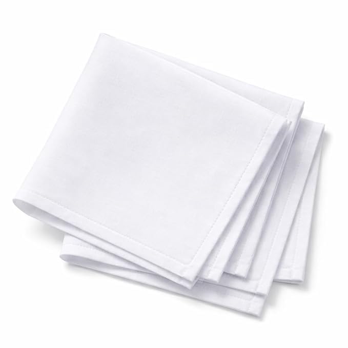 Cotton Handkerchief Large Size White-image-41