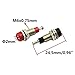 bnafes 2mm Female Extended Bind Post Alloy Socket Plug Panel Terminal Banana Jack Connector Black and Red 12 Pack