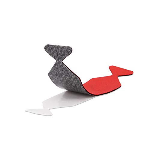 Gomake Vinyl Felt Squeegee 4 Inch Built in Magnet with Big Buffer Felt Edge for Car Vinyl Scraper Decal Applicator Tool, Pack of 3