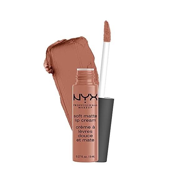 NYX-PROFESSIONAL-MAKEUP-Soft-Matte-Lip-Cream-Lightweight-Liquid-Lipstick-Abu-Dhabi-Deep-Rose-Beige NYX PROFESSIONAL MAKEUP Soft Matte Lip Cream, Lightweight Liquid Lipstick - Abu Dhabi (Deep Rose-Beige)