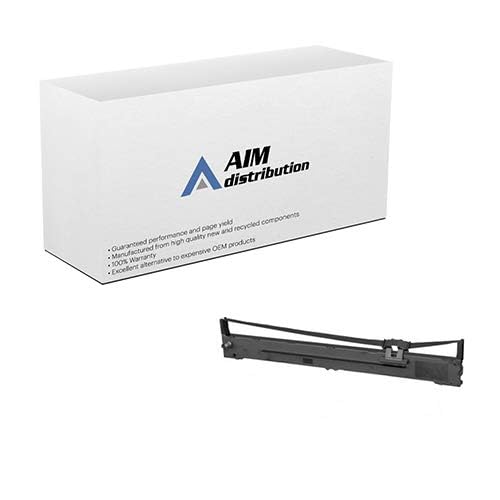 Cintas de impresora negras compatibles AIM FX-2190 (6 unidades) miniatura 1