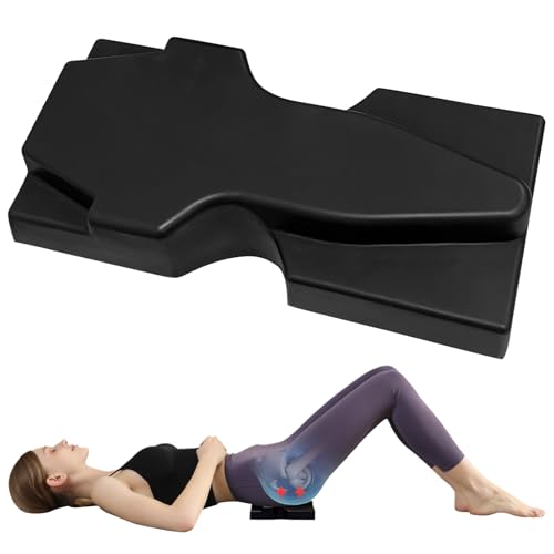 PTtrac Sacrum & Neck Pillow - Posture Corrector for Women & Men Relieves Sciatica Nerve Pain & Pelvic Tilt Neck Hump Corrector & Back Massager for Lower Back/Hip Stretch (Office Yoga Training)