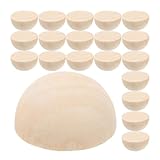 Petites boules de bois pour loisirs créatifs - perles de bois rustiques à faire soi-même, aux couleurs naturelles, adaptées à de nombreux projets de bricolage