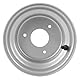YDuupxe 7 Zoll Go Kart Felgen 7in ATV Rad Rand Aluminiumlegierung 3 Bolzenlöcher 16x8.00-7 Silber Rostfeste 136 Mm für Go Kart ATV Quad Dirt Bike Ride auf Dem Mäher