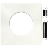 97010319 Grille with Springs for Broan 161,162,9412D-R01,9417DN-R01 Spring Grille for Nutone Bathroom Heating Lampshade,Fan Cover Replaces Broan 97010319 for Bulb Ceiling Heater