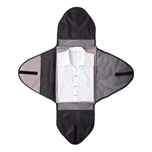 2pcs Garment Packing Folder For Travel Clothes Organizer Travel Garment Bag Luggage Accessory Black2