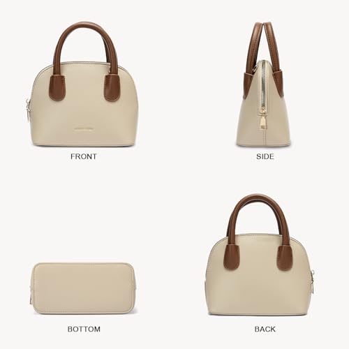 BOSTANTEN Small Crossbody Bag Mini Purses for Women Trendy Cute Vegan Leather Satchel Handbag with Detachable Shoulder Strap