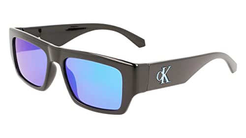 Calvin Klein Blue Rectangular Sunglasses2
