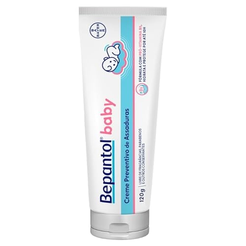 Bepantol Baby Pomada Assadura Bebe, Creme Preventivo de Assaduras, Hipoalergênica, 120g