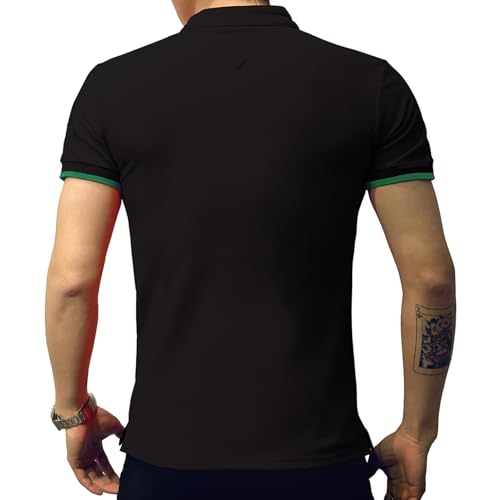 LOGEEYAR Mens Fashion Polo Henley Shirts Short/Long Sleeve Casual T-Shirts Slim Fit Cotton Polo Shirts for Men3