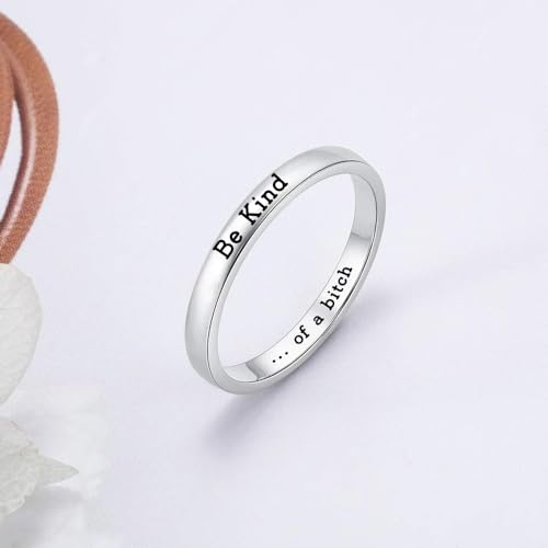 Be Kind...of A Bitch Ring Jewelry Rings for Women Be Kind Gift3