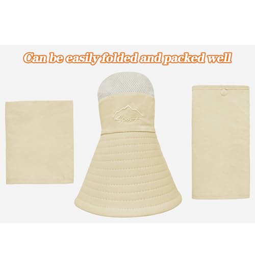 Image of Sun Hats for Men Women Fishing Hat UPF 50+ Breathable Wide Brim Summer UV Protection Hat
