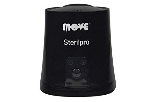 Move - Esterilizador de peluquería - Tijeras negras de cuarzo Sterilpro Black