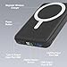 AOGUERBE Kabellose Powerbank, 10,000mAh Faltbarer Magnetische Power Bank PD 22,5W Schnellladen mit LED Display, Kompatibel mit MagSafe für iPhone 17/16/15/14/13/12/Pro/Pro Max Serie. (Schwarz)