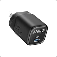 Anker 25W Super Fast Charging USB C Charger, Compact and Portable, 25W SFC Charger Compatible with Galaxy S25 S24 S23/Z Fold Series/Z Flip serires/Galxy Tabs, iPhone 17/16/15/14/13/12 Series, iPad