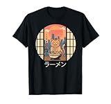Gato Ramen de Tokio Camiseta