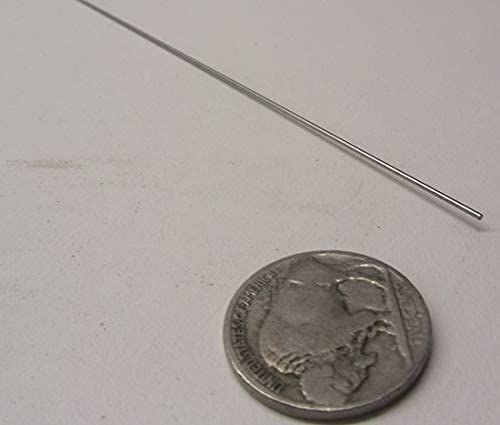 12L14 Carbon Steel Shaft .031" (1/32") Diameter x 18" Long 1 pc