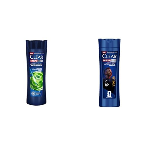 Clear Men Seti | Şampuan Günlük Arınma ve Ferahlık 350 ml x2 + Şampuan Vinícius Júnior 350 ml x2