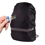 WEITING Funda impermeable para mochila, mochila reflectante para senderismo, cubierta impermeable 18 l a 55 l para mochila, cubierta antipolvo para ciclismo, senderismo, camping, viajes