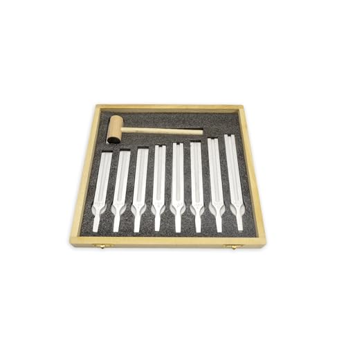 Tuning Forks Concert Pitch (Set of 8) Wooden Box