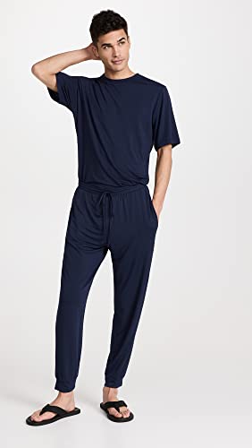 Eberjey Men's Henry Modal Short Sleeve & Pant PJ Set2