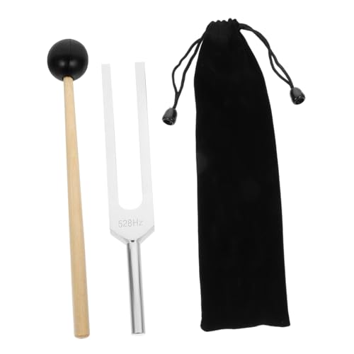 ULDIGI Sound Healing Tuning Fork Set Chakra Tuner for Relief Aluminum Alloy Tuning Forks Hammer Yoga Chakra Meditation Accessories